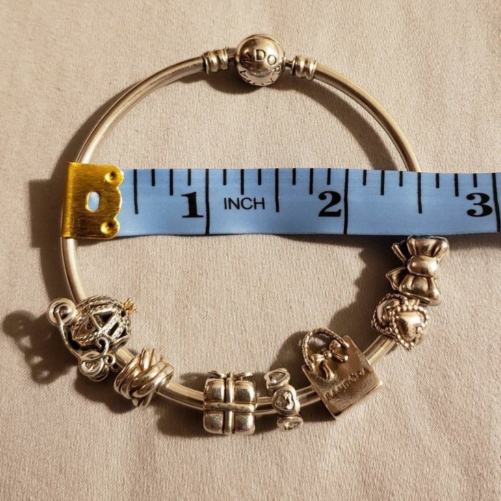Auth Pandora Bracelet & Charms - Picture 3 of 6